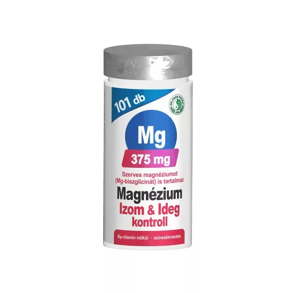 Dr. Chen Magnézium 375 mg + Magnézium biszglicinát tabletta 101 db Dr. Chen Magnézium 375 mg + Magnézium biszglicinát tabletta 101 db
