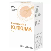 Bio Vitality Kurkuma + Rizskorpaolaj Kapszula 60 db