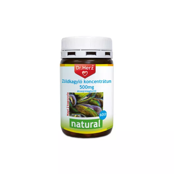 Dr. Herz zöldkagyló koncentrátum 500 mg 60 db Dr. Herz zöldkagyló koncentrátum 500 mg 60 db