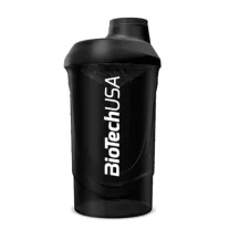 BioTechUSA Wave keverőpalack fekete-füst 600 ml 