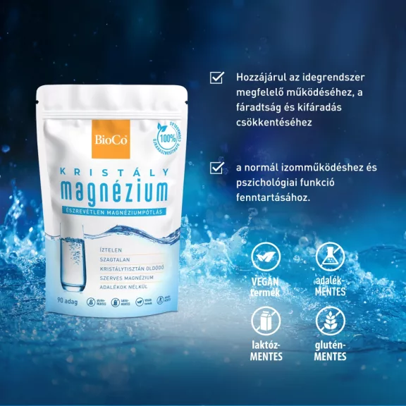 BioCo Kristály magnézium tasakos por 150 g BioCo Kristály magnézium tasakos por 150 g