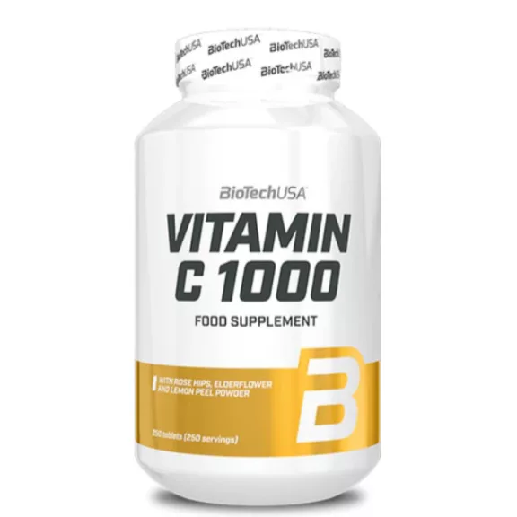 BioTechUSA Vitamin C 1000 Bioflavonoids tabletta 250 db BioTechUSA Vitamin C 1000 Bioflavonoids tabletta 250 db