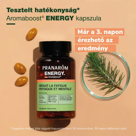 Pranarom Aromaboost Energy Étrend-Kiegészítő Kapszula 60x Pranarom Aromaboost Energy Étrend-Kiegészítő Kapszula 60x