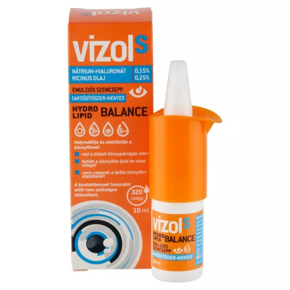Vizol S Hydro Lipid Balance szemcsepp 10 ml Vizol S Hydro Lipid Balance szemcsepp 10 ml