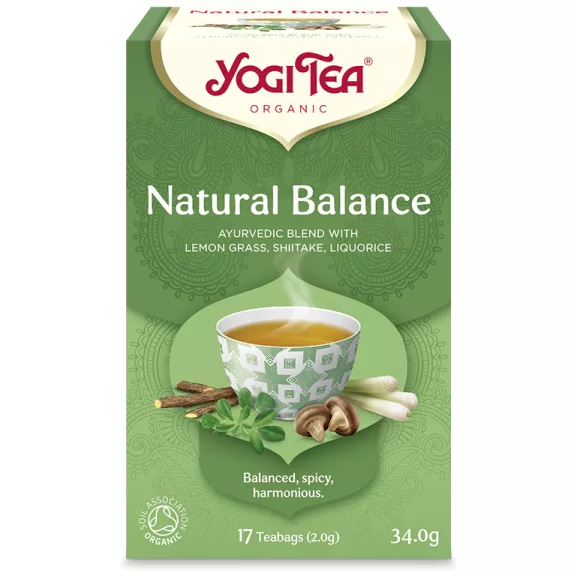 Yogi Tea Natural Balance - Természetes egyensúly bio tea 17db Yogi Tea Natural Balance - Természetes egyensúly bio tea 17db
