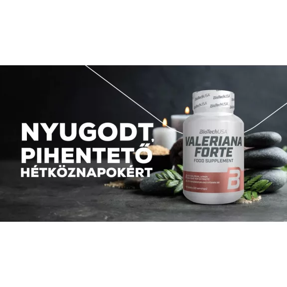 BioTechUSA Valeriana Forte étrendkiegészítő tabletta 60 db BioTechUSA Valeriana Forte étrendkiegészítő tabletta 60 db