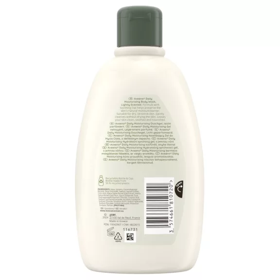 Aveeno Daily Moisturising tusfürdő érzékeny bőrre 500 ml