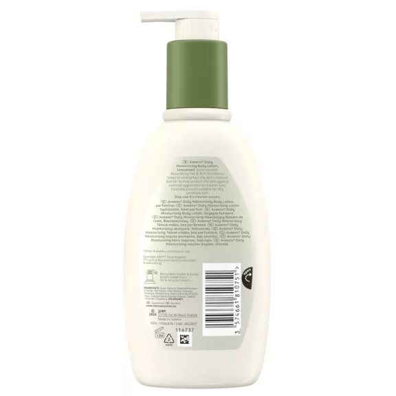 Aveeno Daily Moisturising illatmentes testápoló 300 ml
