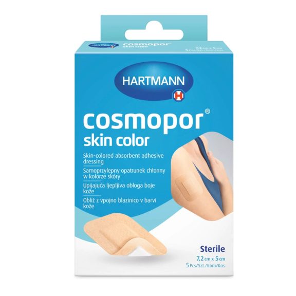 Cosmopor Skin Color steril sebkötszer 7,2 x 5 cm 5 db Cosmopor Skin Color steril sebkötszer 7,2 x 5 cm 5 db