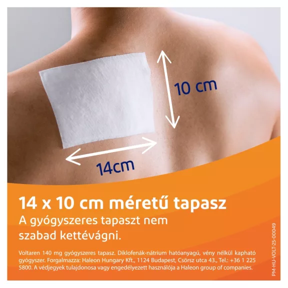 Voltaren 140 mg gyógyszeres tapasz 5 db Voltaren 140 mg gyógyszeres tapasz 5 db