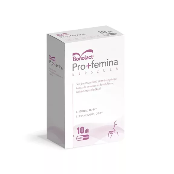 Bonolact Pro + Femina Étrend-Kiegészítő Kapszula 10 db Bonolact Pro + Femina Étrend-Kiegészítő Kapszula 10 db