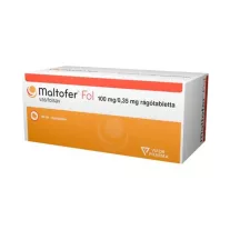 Maltofer Fol 100 mg/0,35 mg rágótabletta 100 db