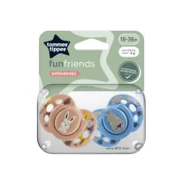Tommee Tippee Fun friends játszócumi 18-36 hó 2 db