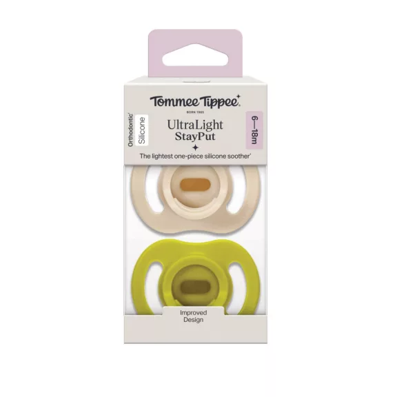 Tommee Tippee Ultra Light nyugtatócumi 6-18 hó 2 db Tommee Tippee Ultra Light nyugtatócumi 6-18 hó 2 db