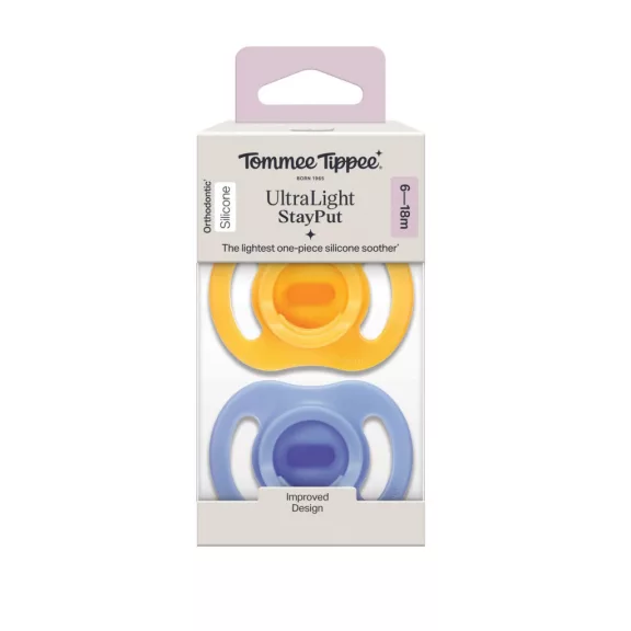 Tommee Tippee Ultra Light nyugtatócumi 6-18 hó 2 db Tommee Tippee Ultra Light nyugtatócumi 6-18 hó 2 db