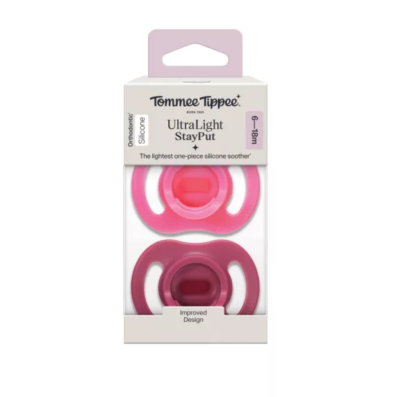 Tommee Tippee Ultra Light nyugtatócumi 6-18 hó 2 db Tommee Tippee Ultra Light nyugtatócumi 6-18 hó 2 db