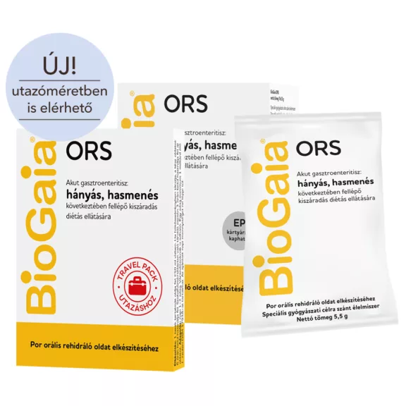 BioGaia ORS Travel Pack utazáshoz por 2 tasak