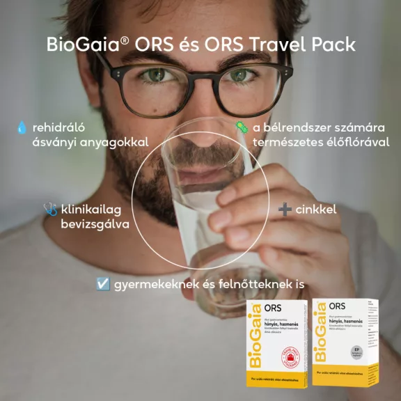 BioGaia ORS Travel Pack utazáshoz por 2 tasak