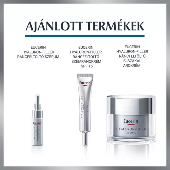 Eucerin Hyaluron-Filler Ráncfeltöltő nappali arckrém száraz bőrre 50 ml Eucerin Hyaluron-Filler Ráncfeltöltő nappali arckrém száraz bőrre 50 ml