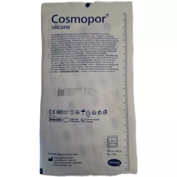 Hartmann Cosmopor Silicone kötszer 20x10 cm 1 db Hartmann Cosmopor Silicone kötszer 20x10 cm 1 db