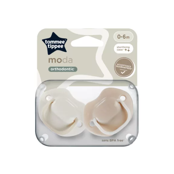 Tommee Tippee Moda Nyugtatócumi 0-6 hó 2 db Tommee Tippee Moda Nyugtatócumi 0-6 hó 2 db