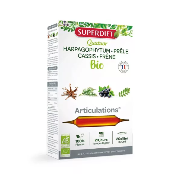 Superdiet Bio Harpagophytum amp 20x 15ml Superdiet Bio Harpagophytum amp 20x 15ml