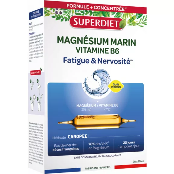 Superdiet tengeri Mg +B6 ivoamp 20x 10ml Superdiet tengeri Mg +B6 ivoamp 20x 10ml