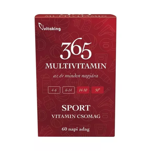 Vitaking 365 Multivitamin Sport csomag 60 db Vitaking 365 Multivitamin Sport csomag 60 db