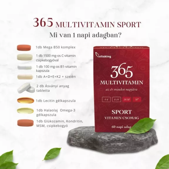 Vitaking 365 Multivitamin Sport csomag 60 db Vitaking 365 Multivitamin Sport csomag 60 db