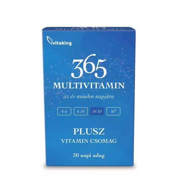 Vitaking 365 multi plusz vitamin csomag 30 db Vitaking 365 multi plusz vitamin csomag 30 db