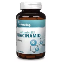 Vitaking Niacinamid B3-vitamin 500 mg 100 db