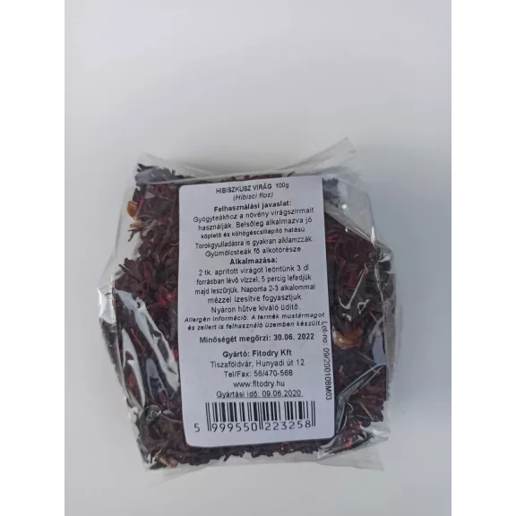 FITODRY Hibiszkuszvirág 100 g FITODRY Hibiszkuszvirág 100 g
