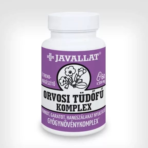 Javallat Orvosi Tüdőfű Komplex Kapszula 60db Javallat Orvosi Tüdőfű Komplex Kapszula 60db