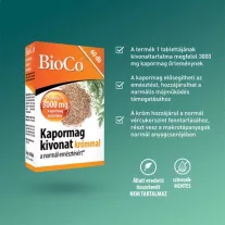 BioCo Kapormag kivonat krómmal 3000 mg 60 db