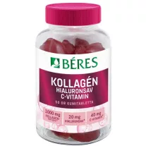 Béres Kollagén Hialuronsav C-vitamin gumitabletta 50 db