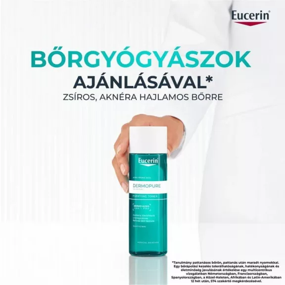 Eucerin Dermopure Clinical Purifying Tisztító Tonik 200 ml Eucerin Dermopure Clinical Purifying Tisztító Tonik 200 ml