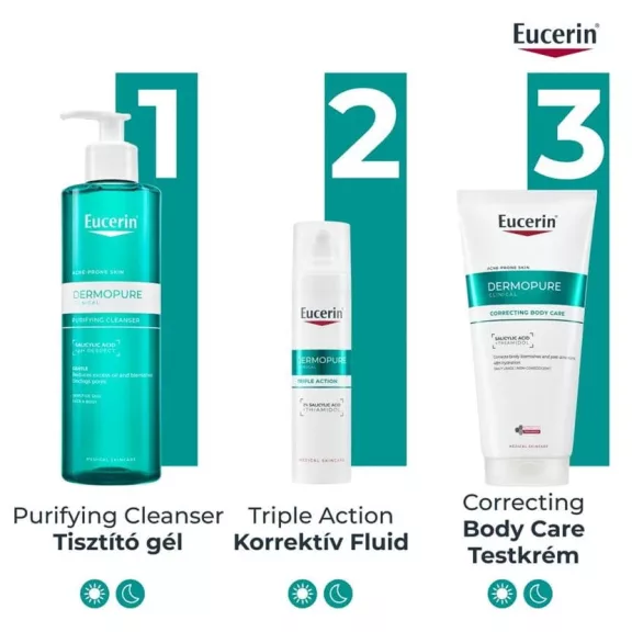 Eucerin Dermopure Clinical Correcting Body Care Testkrém 200 ml Eucerin Dermopure Clinical Correcting Body Care Testkrém 200 ml