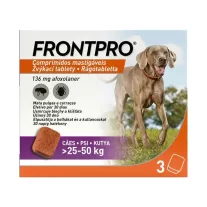 Frontpro 136 mg rágótabletta kutyáknak 25-50 kg 3 db