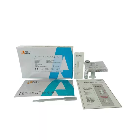Alltest HbA1c Diabétesz Gyorsteszt 1 db Alltest HbA1c Diabétesz Gyorsteszt 1 db