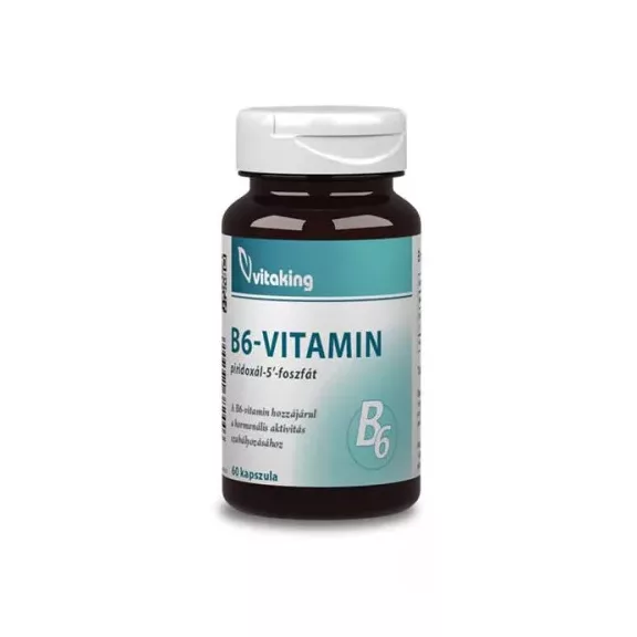 Vitaking B6-vitamin P5P Kapszula 60 db Vitaking B6-vitamin P5P Kapszula 60 db