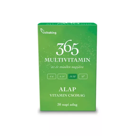 Vitaking 365 Multivitamin alap csomag 30 napi adag Vitaking 365 Multivitamin alap csomag 30 napi adag