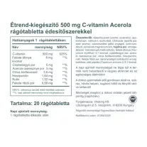 Vitaking Acerola C-500 eper ízű rágótabletta 20 db