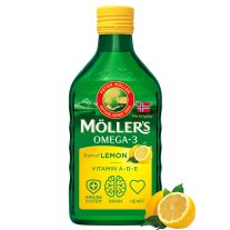 Möller's Omega-3 halolaj citrom ízű 250 ml