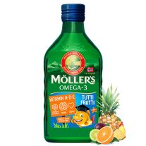 Möller's Omega-3 halolaj tutti frutti ízű 250 ml
