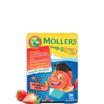 Möller's Omega-3 eper ízű gumivitamin 36 db