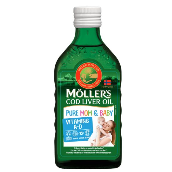 Möller's Mom Baby Tőkehalmáj olaj 250 ml Möller's Mom Baby Tőkehalmáj olaj 250 ml
