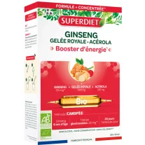 Superdiet Bio Ginzeng+méhpempő ampulla 20x10 ml