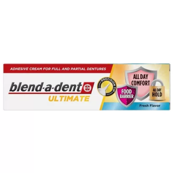 Blend-a-dent Ultimate műfogsorrögzítő friss mentolos ízű 40 g Blend-a-dent Ultimate műfogsorrögzítő friss mentolos ízű 40 g