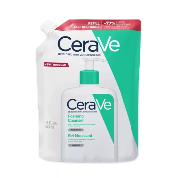CeraVe habzó tisztító gél utántöltő 473 ml CeraVe habzó tisztító gél utántöltő 473 ml
