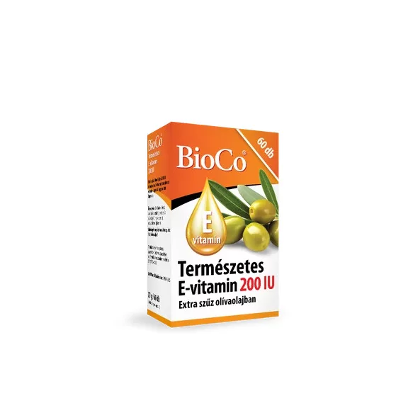 Bioco E-vitamin 200IU 60 db Bioco E-vitamin 200IU 60 db
